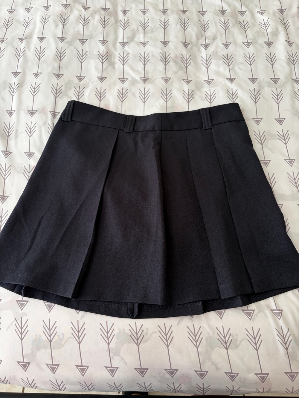 Gu Navy Pleated Mini Skort